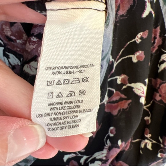 Free People Womens Sheila Floral Jumpsuit Romper Long Sleeve Lightweight Medium‎ - Picture 16 of 16